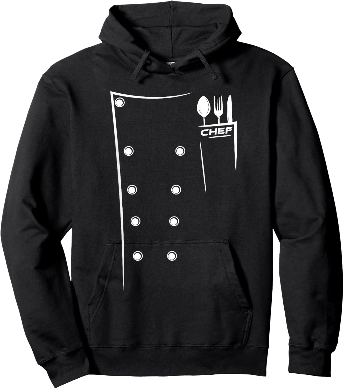 Kitchen Utensils Design Chef Culinary Outfit Hoodie - Hoodie | Black