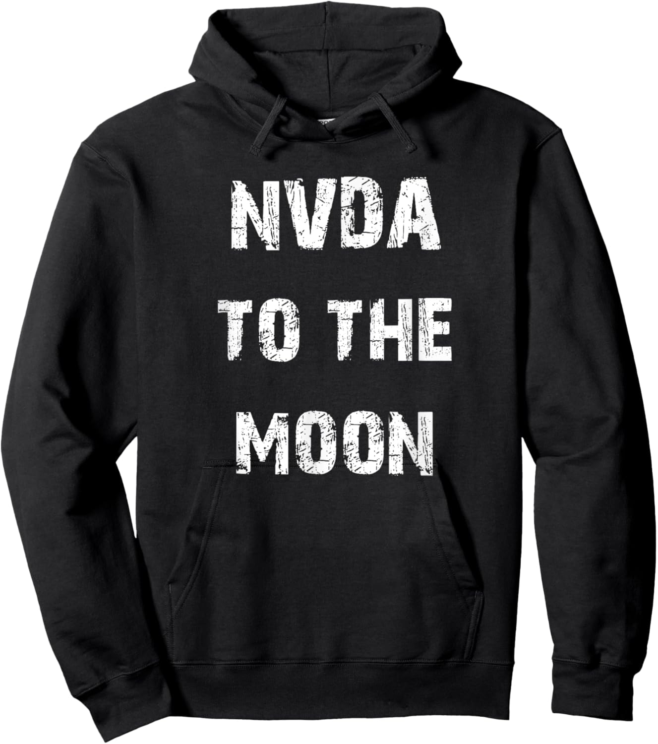 NVDA To The Moon Hoodie - Hoodie | Black