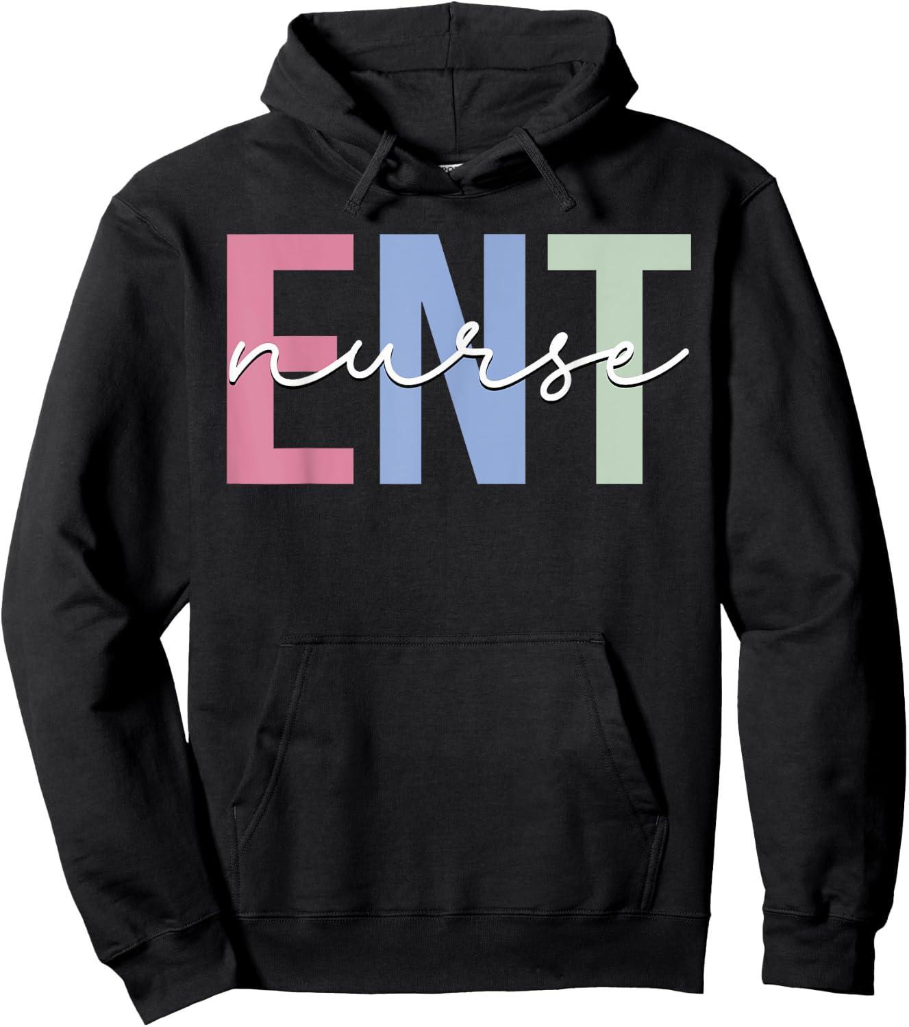 ENT Nurse Otolaryngology Ear Nose Throat Hoodie - Hoodie | Black