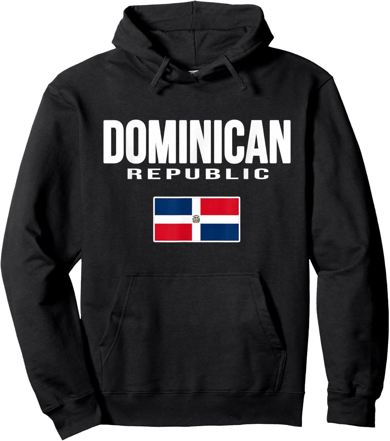 Dominican Republic Flag Republica Dominicana Souvenir Hoodie - Hoodie | Black