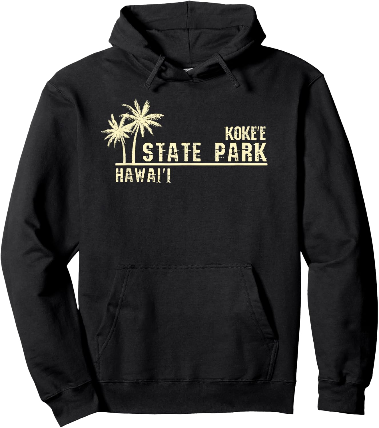 Hawaii Koke'e State Park Hoodie - Hoodie | Black