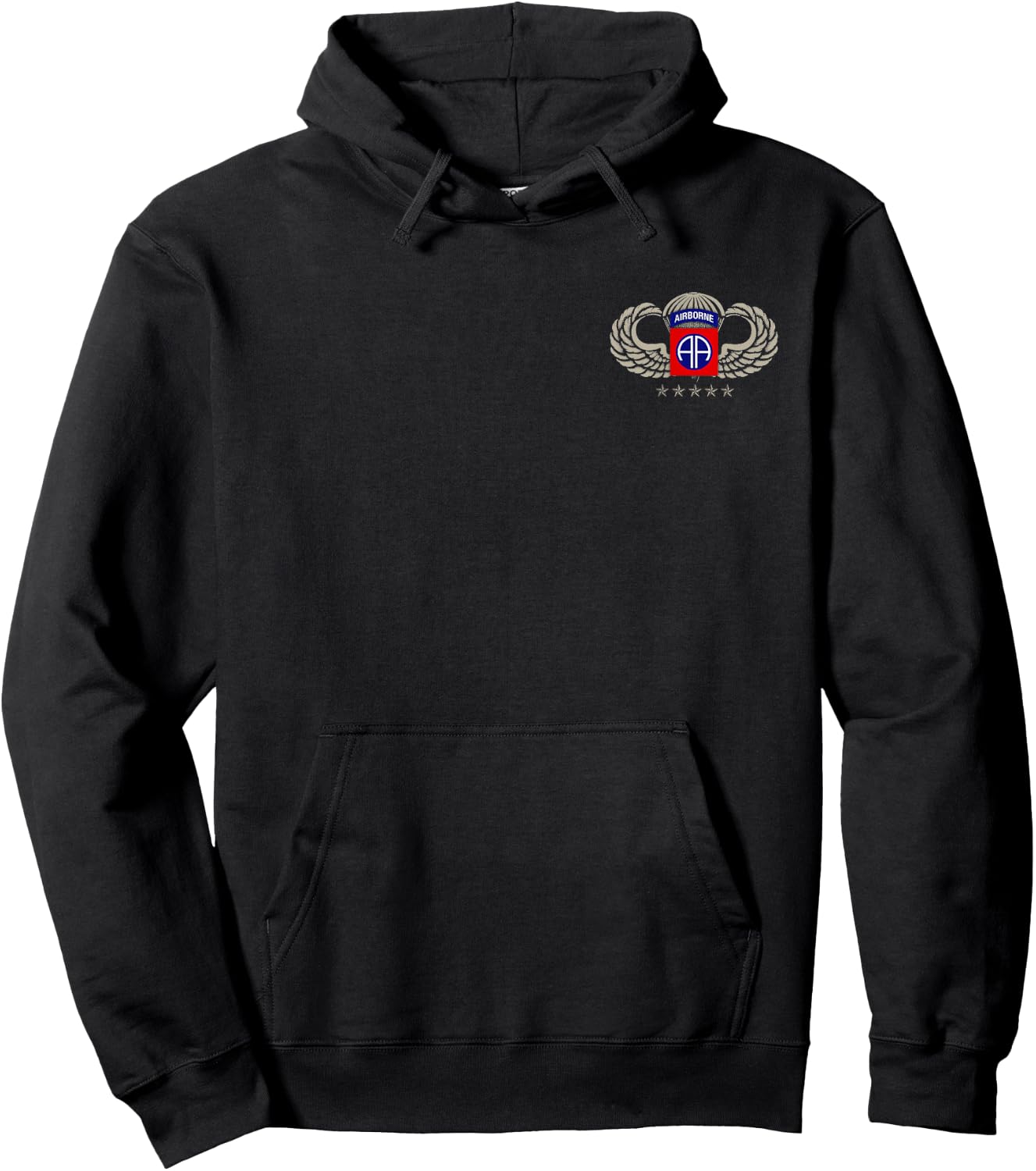82nd Army Airborne Paratrooper Division Veterans Day Hoodie - Hoodie | Black