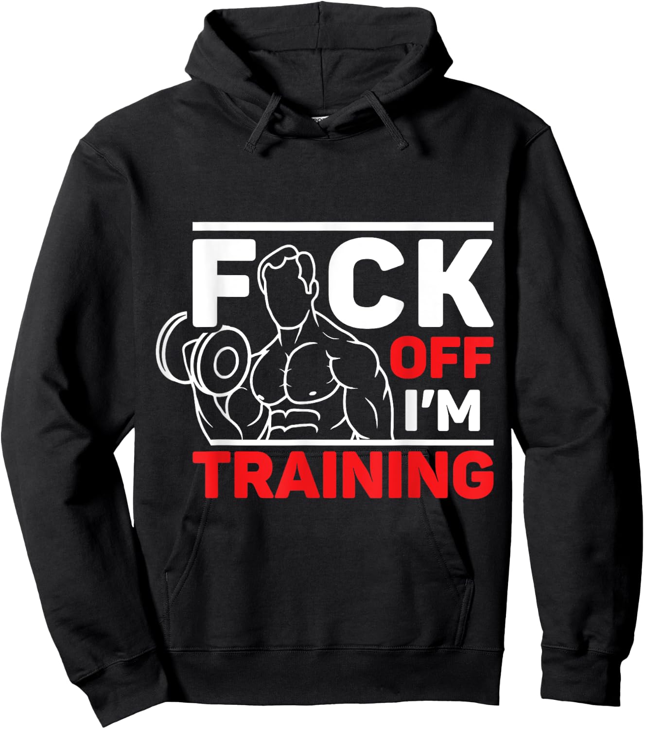 Fuck Off I'm Training Hoodie - Hoodie | Black