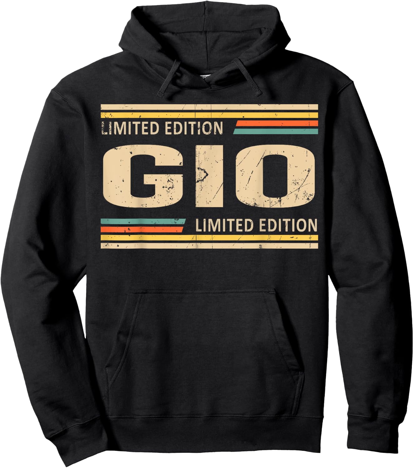 GIO Limited Edition Shirt GIO Name Personalized Hoodie - Hoodie | Black