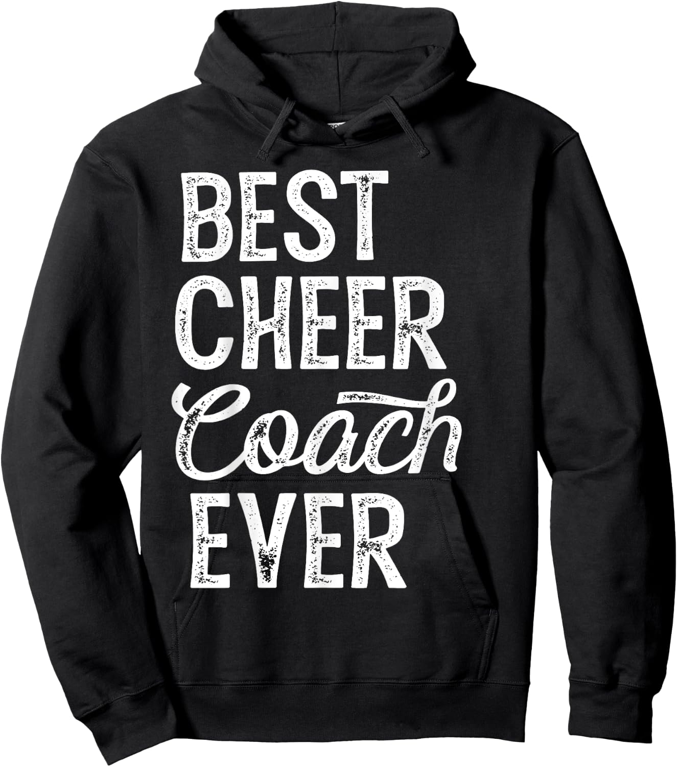 Cheerleading Coach Gifts Best Cheer Coach Ever - Coaching Hoodie - Hoodie | Black