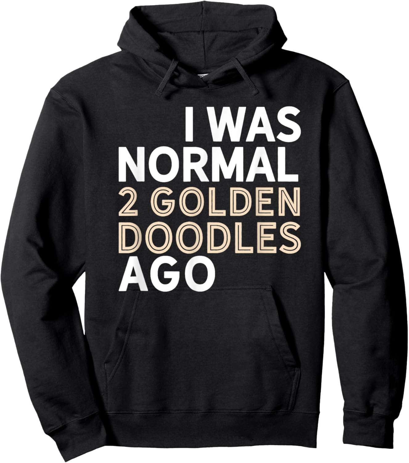 Goldendoodle Dad Shirt Funny Father's Day Doodle Multiple Hoodie - Hoodie | Black