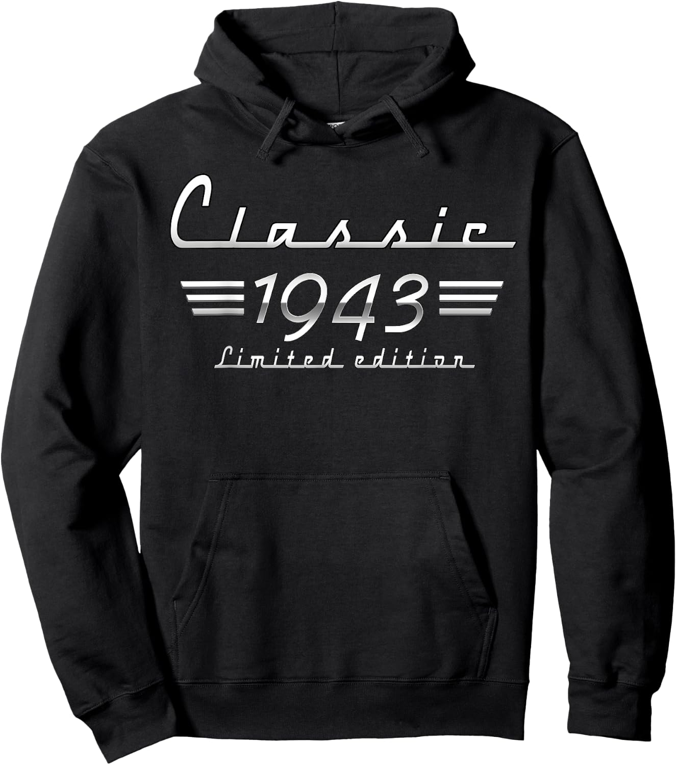 82 Year Old Gift Classic 1943 Limited Edition 82nd Birthday Hoodie - Hoodie | Black
