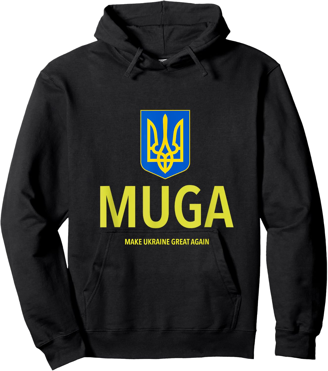 MUGA Make Ukraine Great Again Hoodie - Hoodie | Black