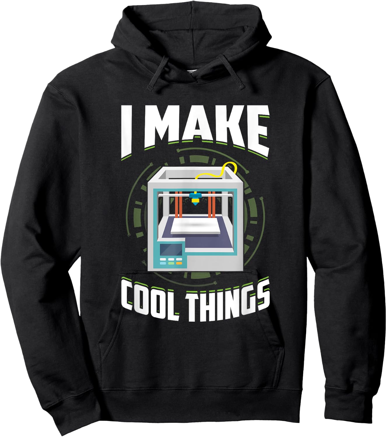 Filament Funny 3d Printing Make Cool Things 3d Print Machine Hoodie - Hoodie | Black