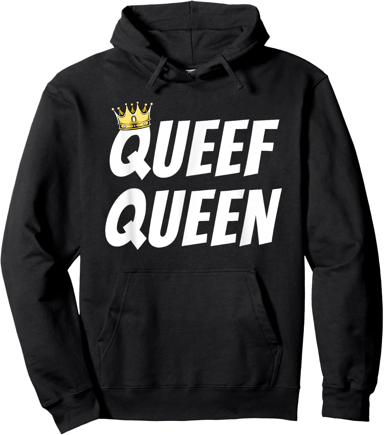 Queef Queen Love Queefing Joke Embarrassing Vacation Swap Hoodie - Hoodie | Black