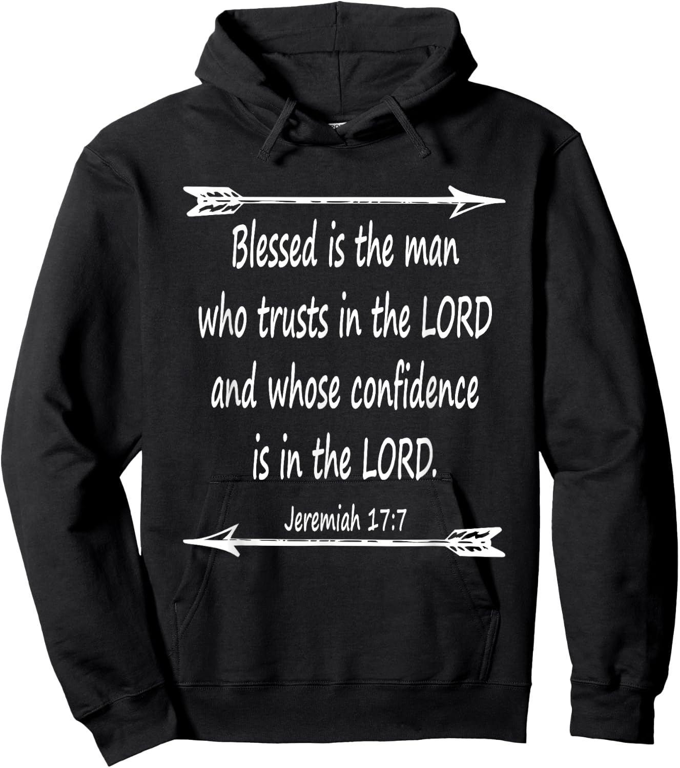 Fathers Day Bible Verse Christian Scripture Hoodie - Hoodie | Black