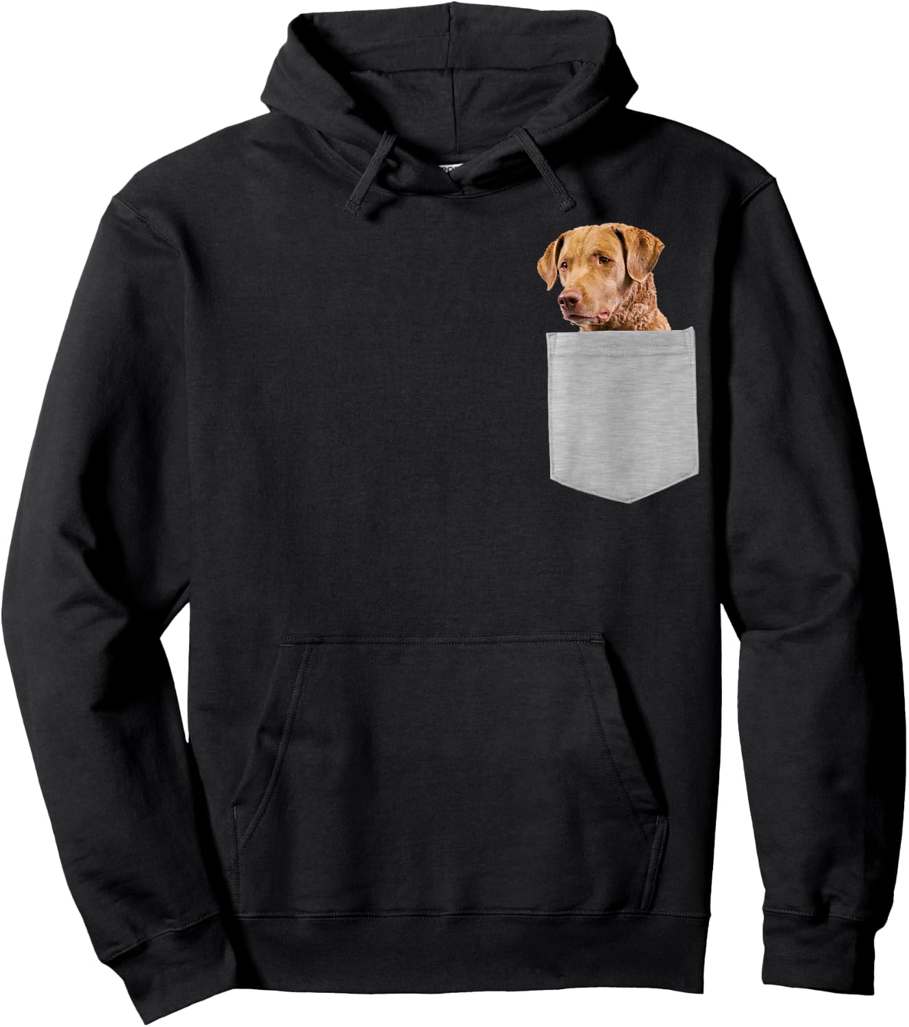 Dog in Your Pocket Chesapeake Bay Retriever Hoodie - Hoodie | Black