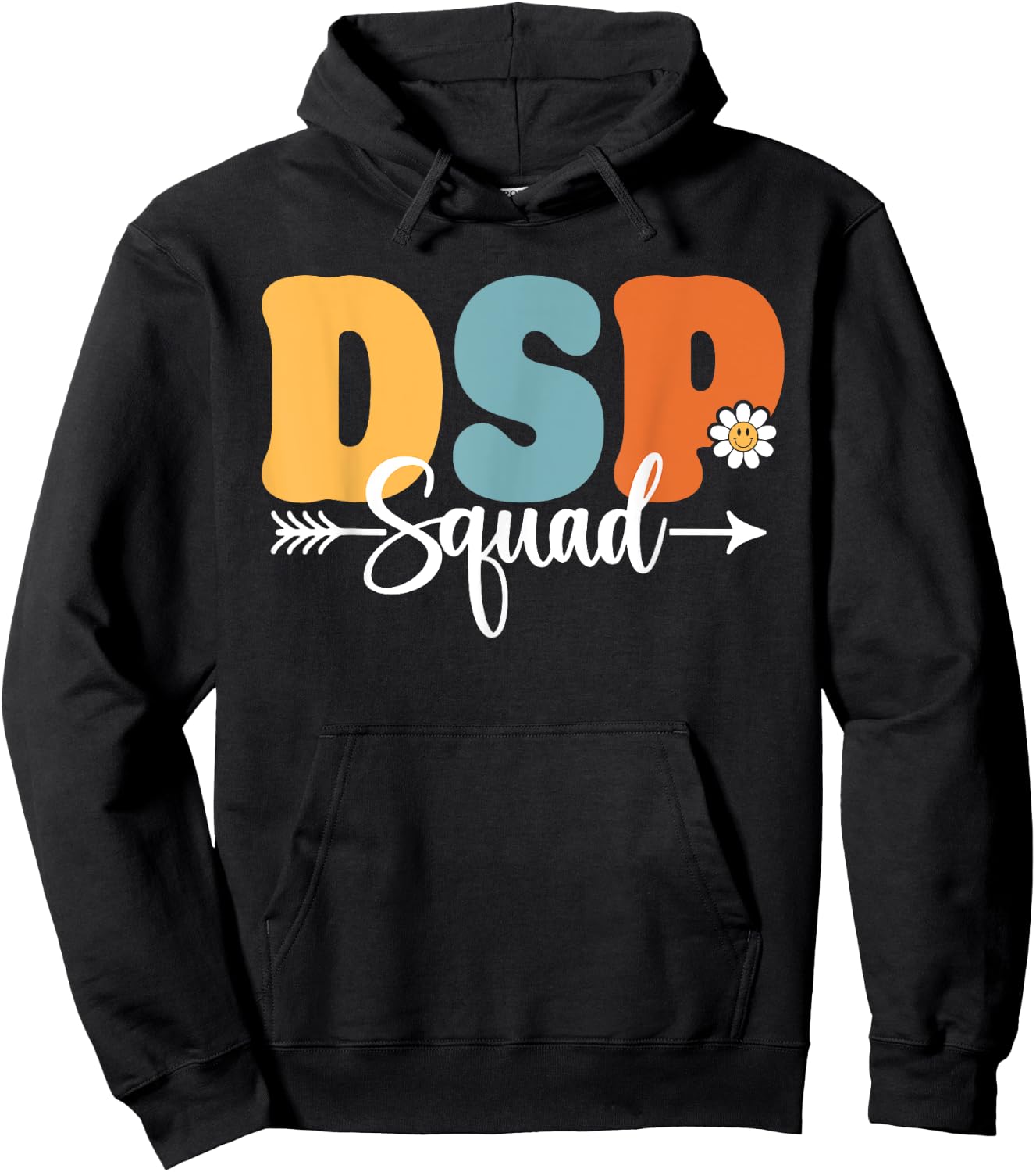 DSP Direct Support Staff Squad Back To School Teacher Women Hoodie - Hoodie | Black