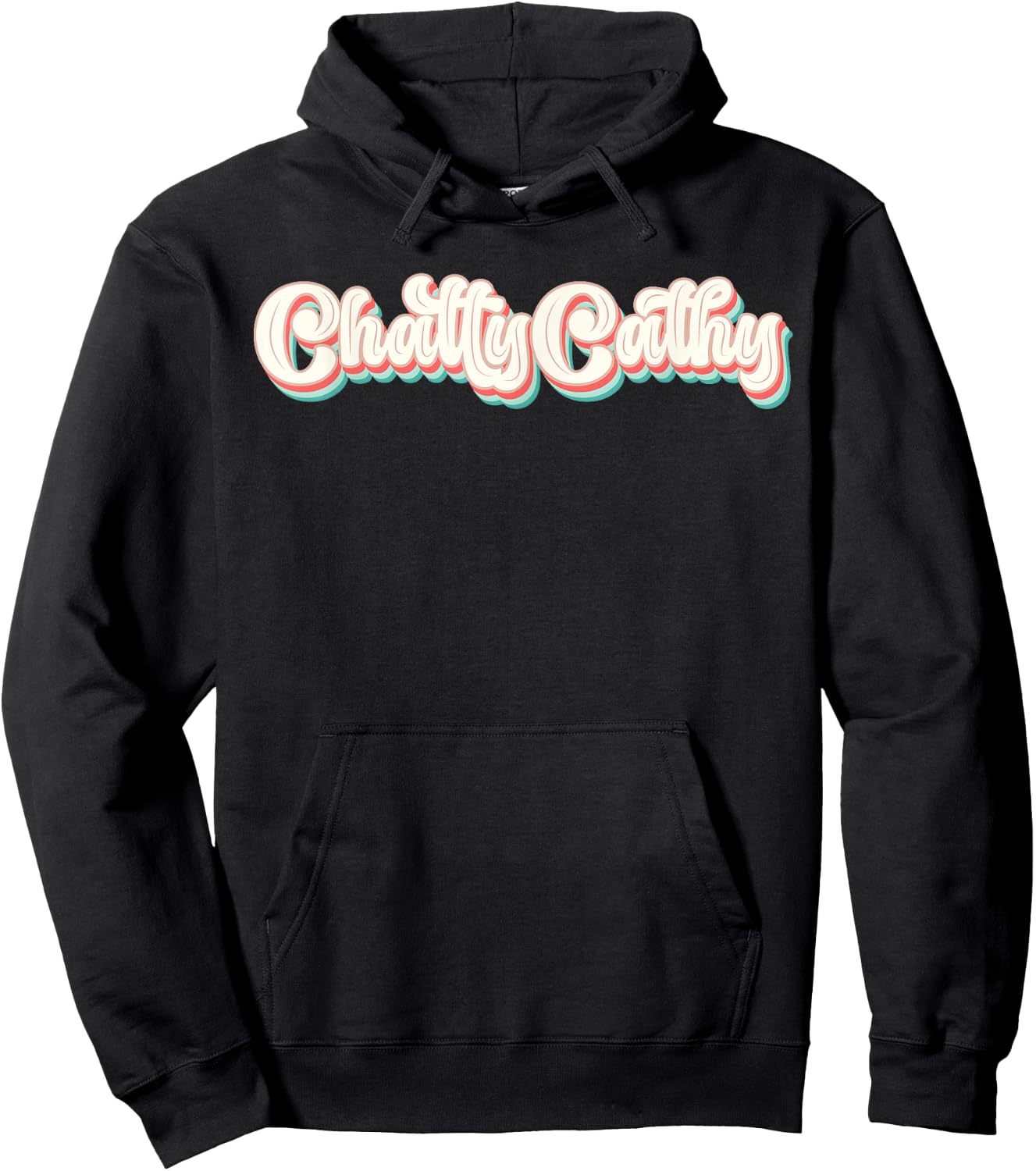 Retro Vintage Chatty Cathy Funny Sarcastic Hoodie - Hoodie | Black