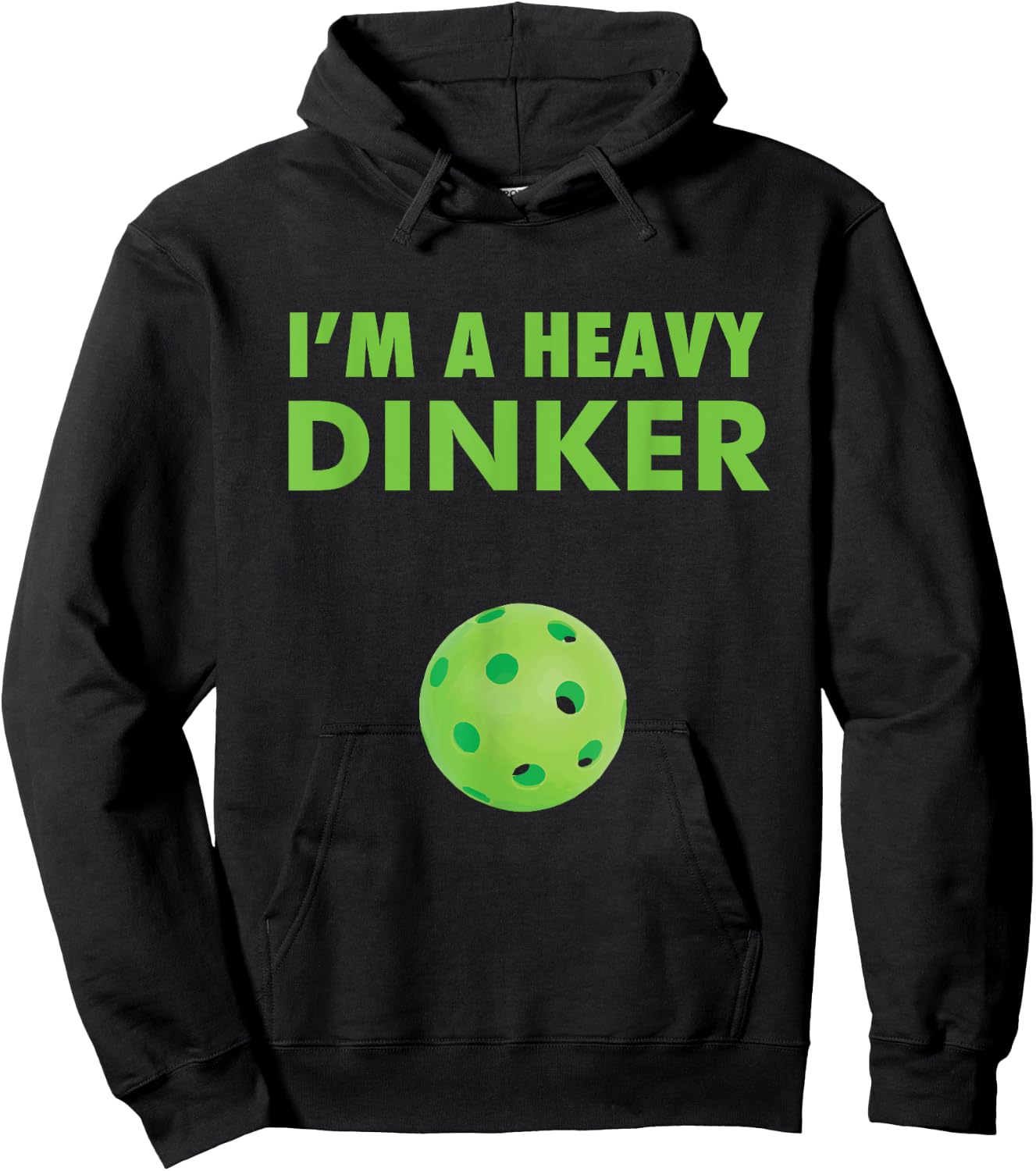 I'm a Heavy Dinker - Pickleball shirt Hoodie - Hoodie | Black