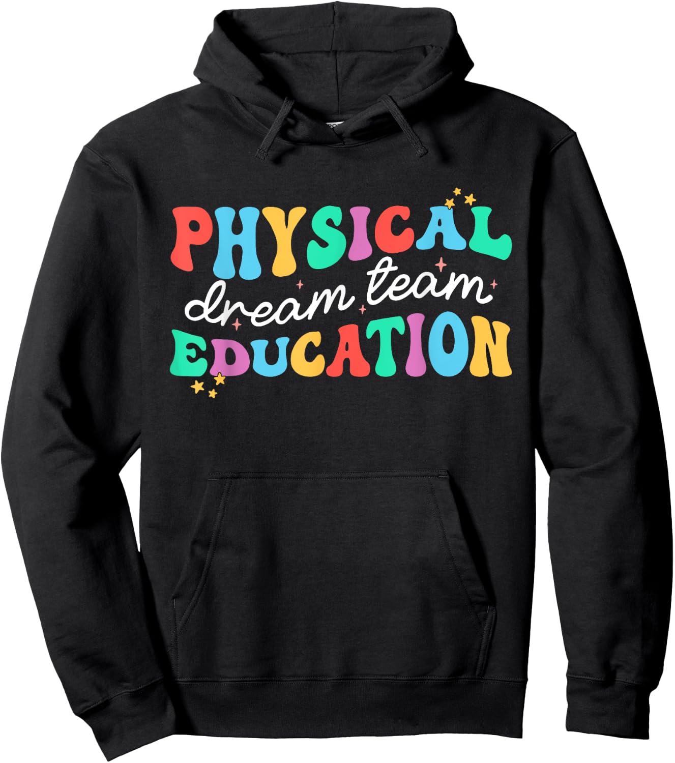 Retro Physical Education Dream Squad Team PE Teacher Women Hoodie - Hoodie | Black