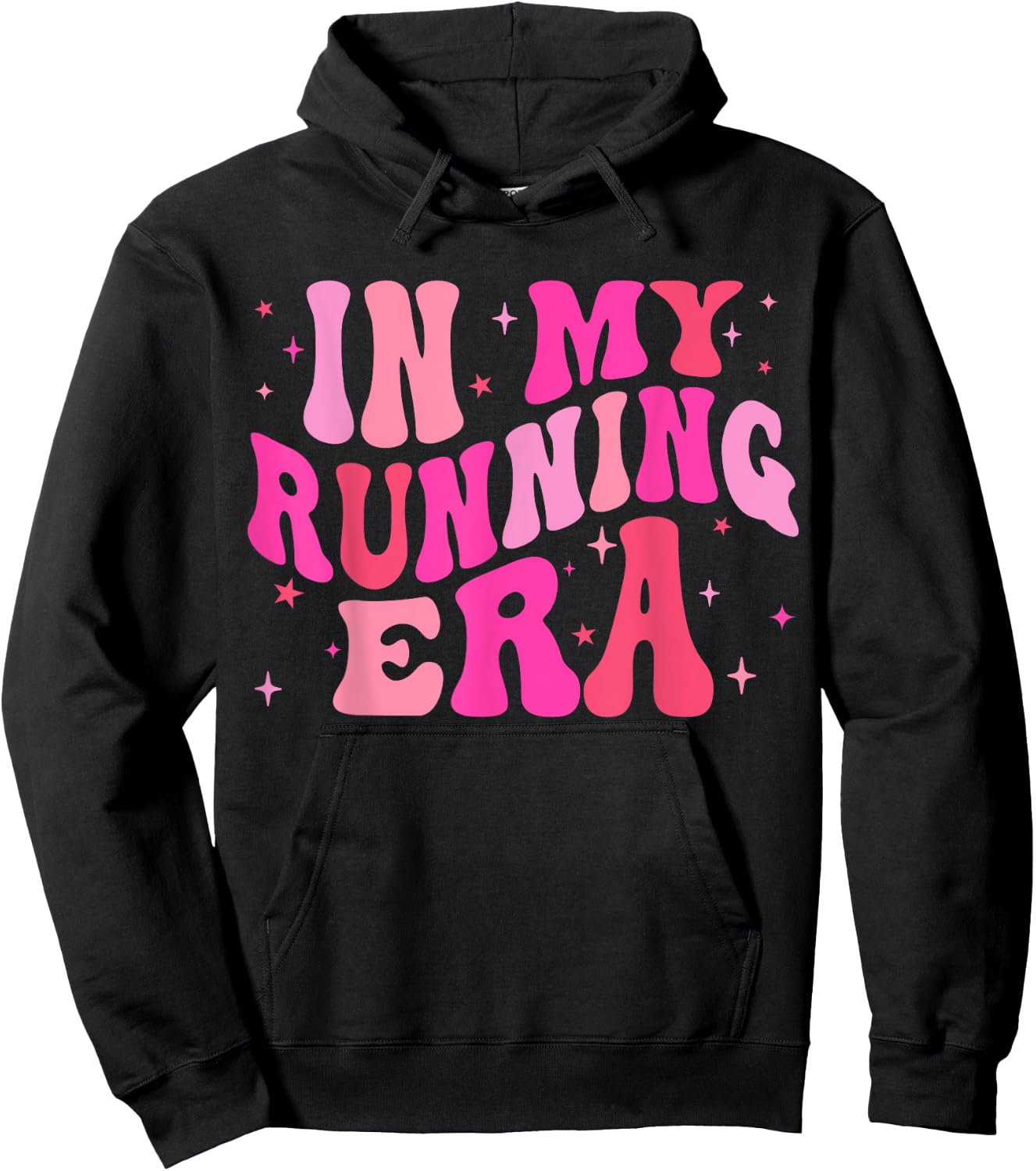 In My Running Era Running Lover Runner Squad Women Girls Hoodie - Hoodie | Black
