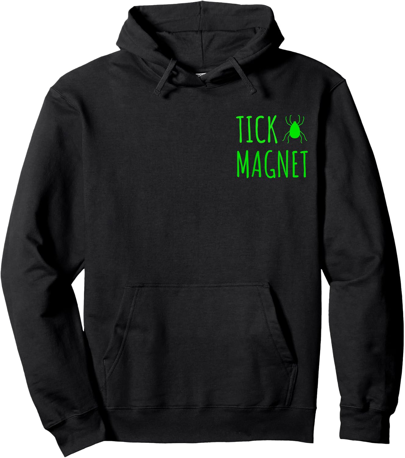 Deer Tick Magnet Lyme Disease Hoodie - Hoodie | Black
