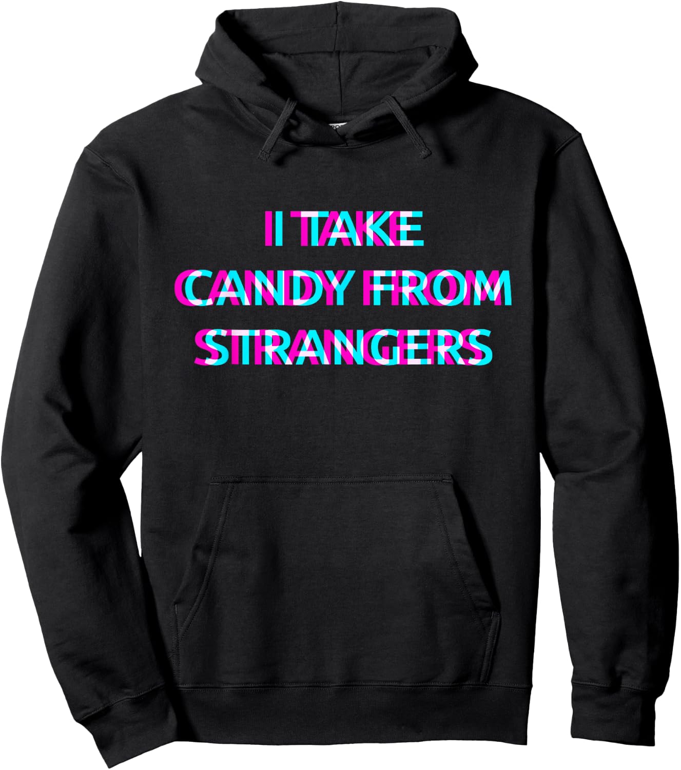 I Take Candy From Strangers Techno EDM Music Festival Raver Hoodie - Hoodie | Black
