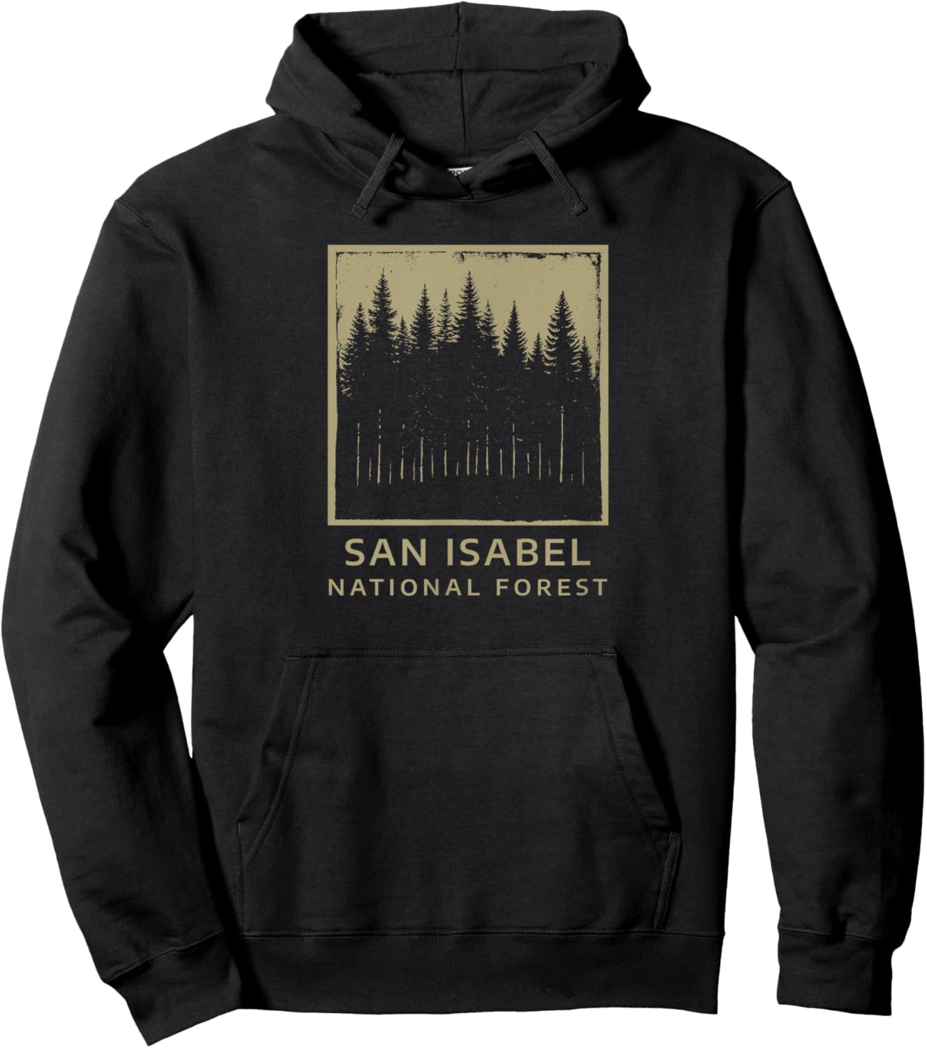San Isabel National Forest Hoodie - Hoodie | Black