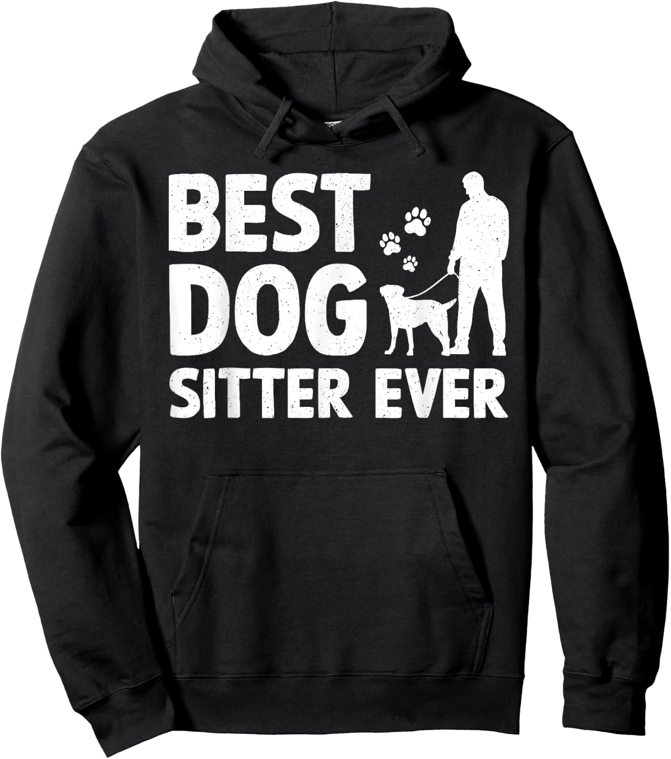 Funny Dog Sitter Design Women Pet Sitting Dog Sitter Hoodie - Hoodie | Black