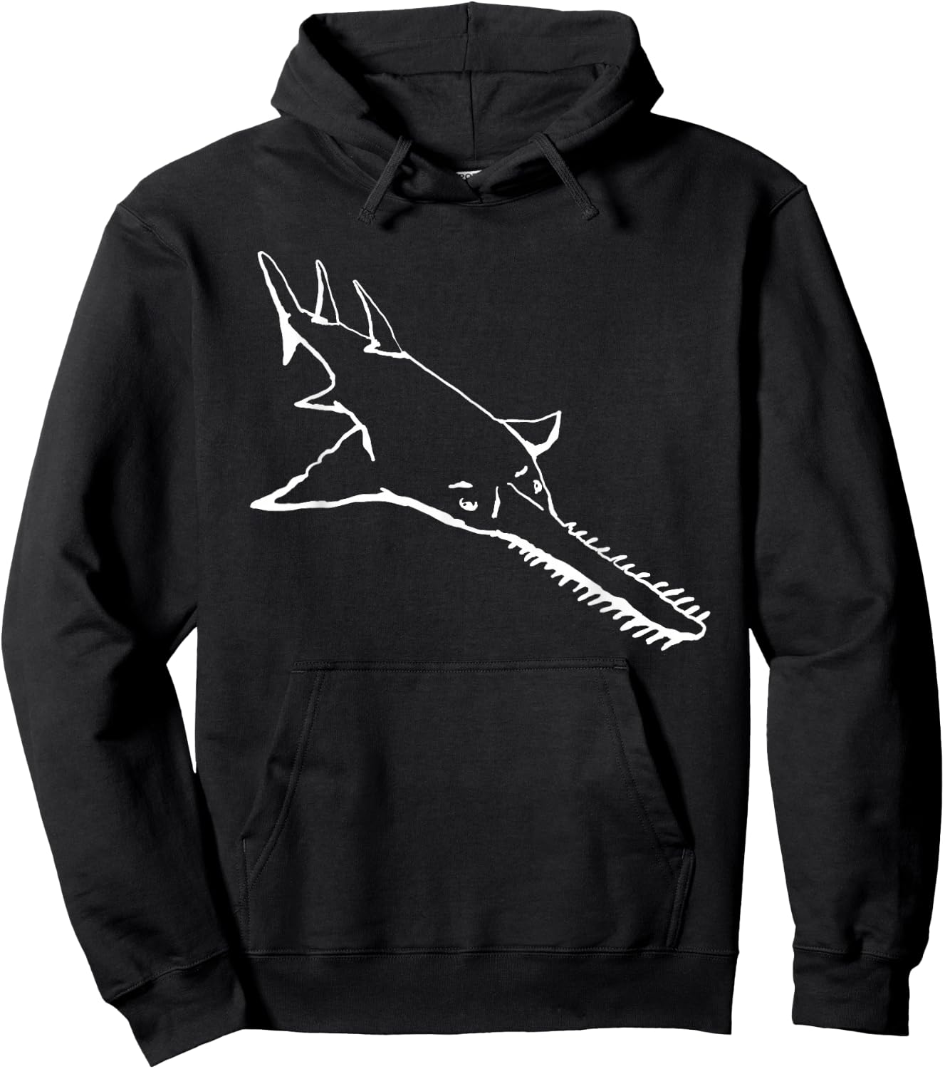 Sawfish T Shirt Hoodie - Hoodie | Black