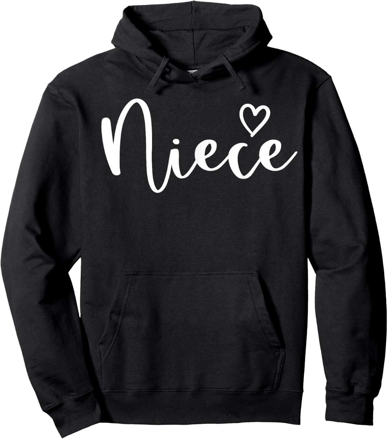 Niece Gifts Heart Mother's Day Niece Hoodie - Hoodie | Black