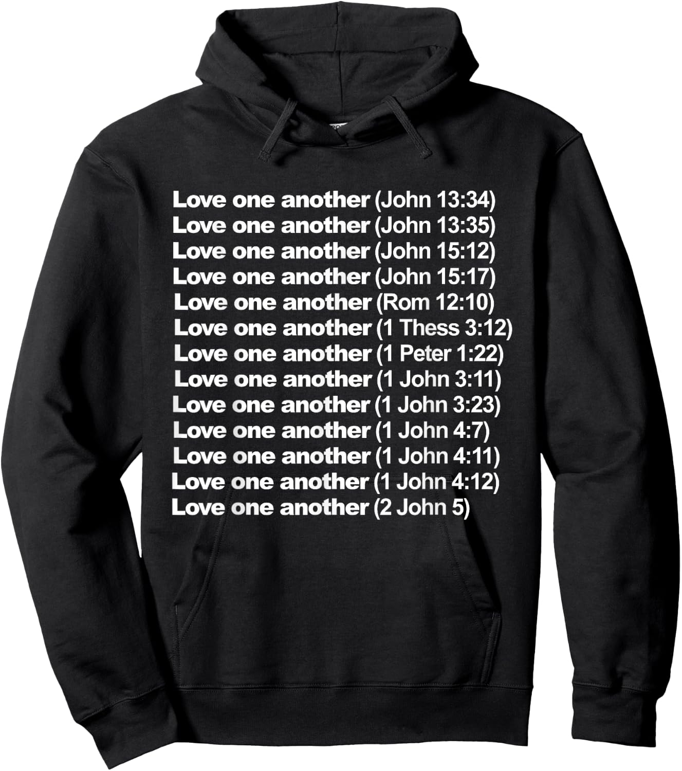 Love One Another Hoodie - Hoodie | Black