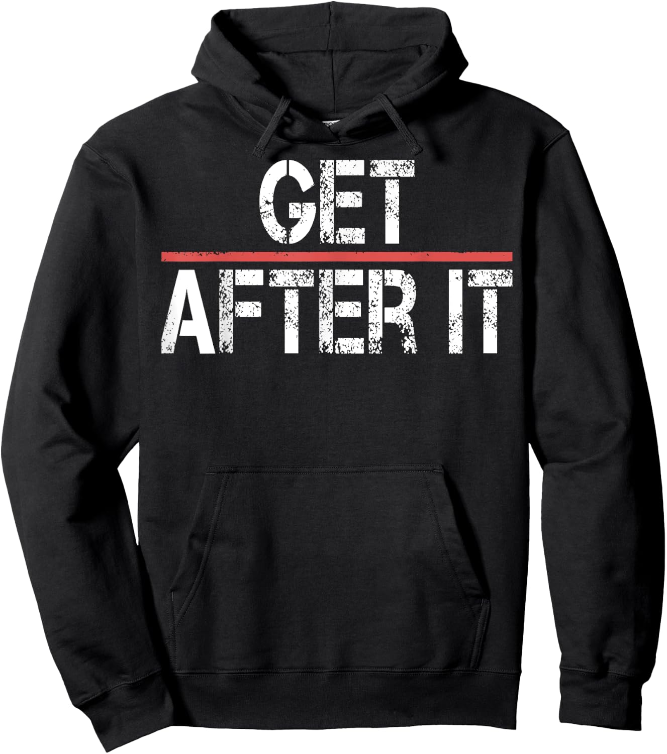 Motivational Shirt-Funny Gym Outfit Workout Get After It Hoodie - Hoodie | Black