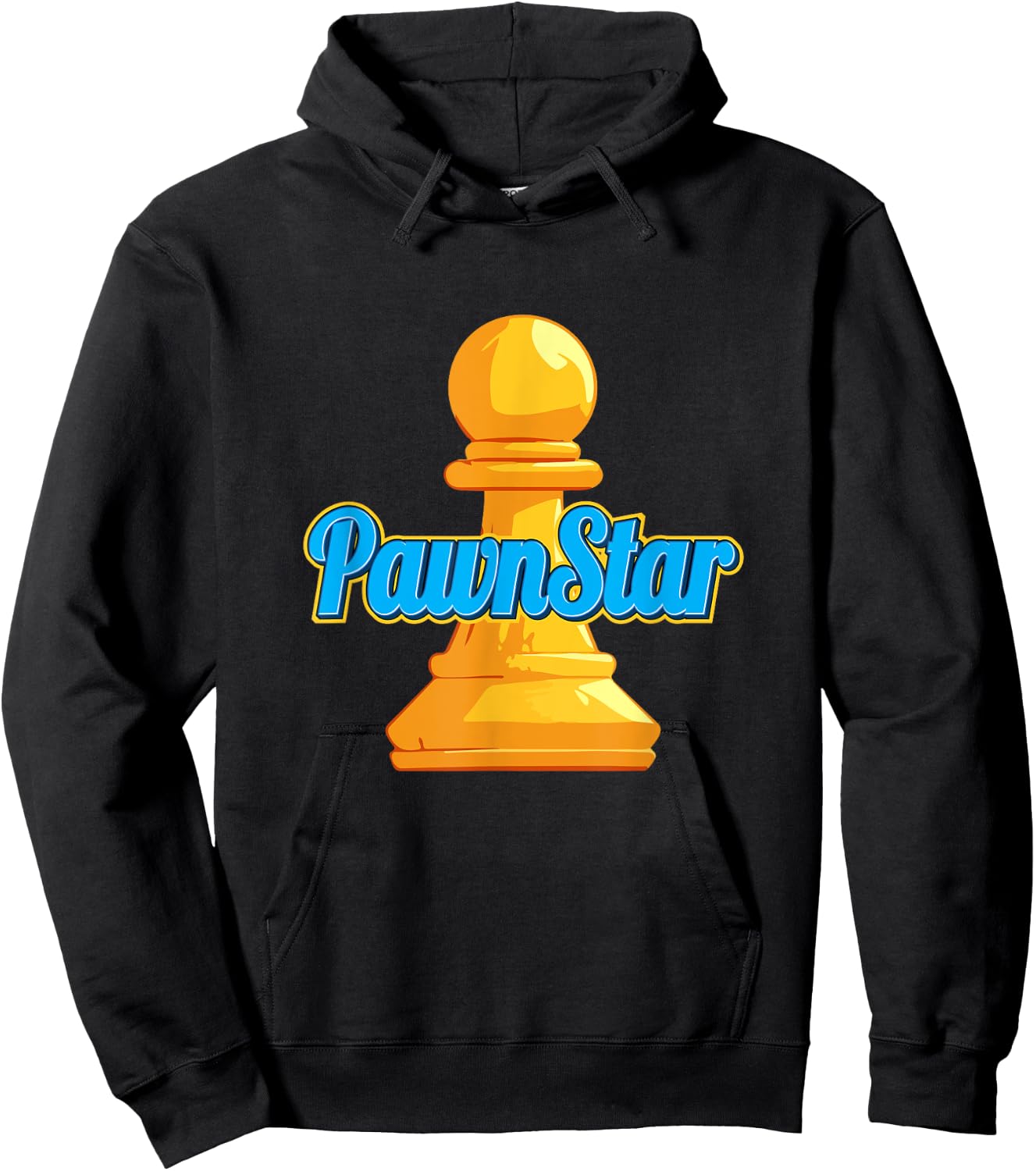 Pawn Star - Pawnstar Funny Chess Lover Hoodie - Hoodie | Black