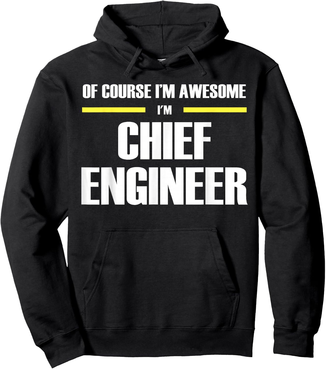 The Original Awesome Chief Engineer Hoodie - Hoodie | Black
