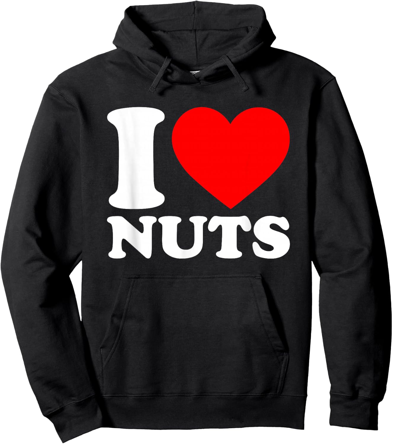 I Love Nuts Hoodie - Hoodie | Black