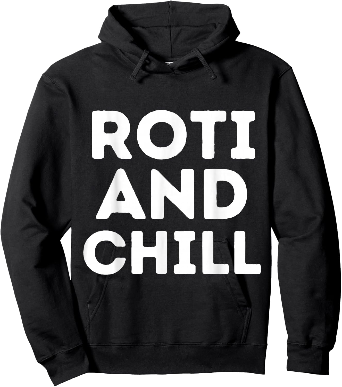 Roti and Chill Asian Indian Roti Trinidad Food Lover Eid Hoodie - Hoodie | Black