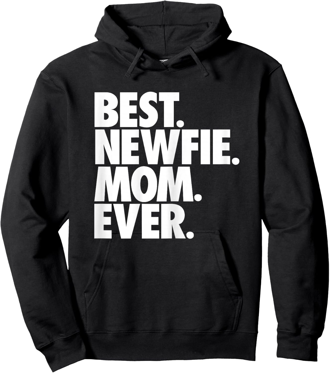 Best Newfie Mom Ever - Newfoundland Dog Girls Kids Hoodie - Hoodie | Black