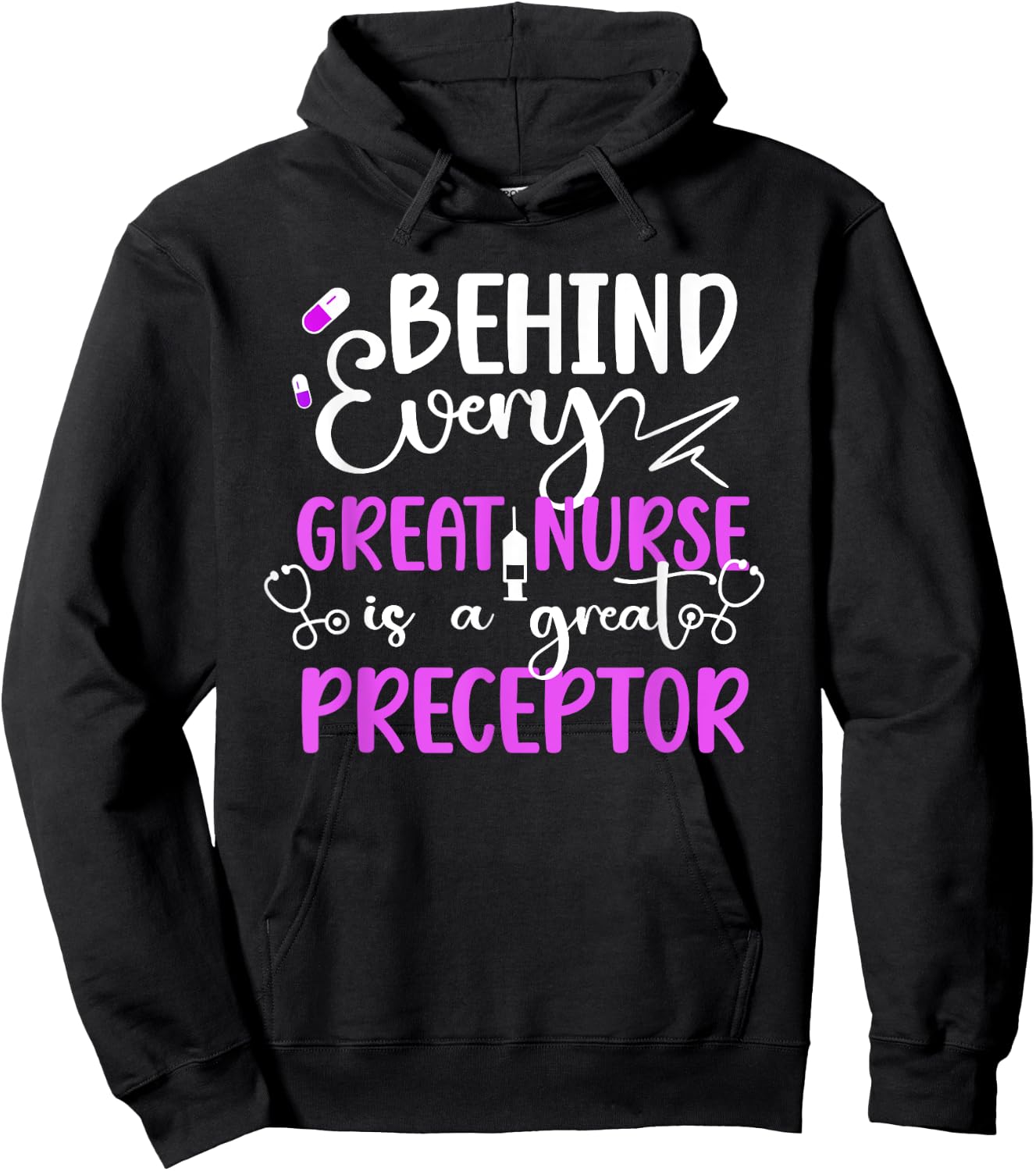 Nurse Preceptor Appreciation Nursing Preceptor Hoodie - Hoodie | Black
