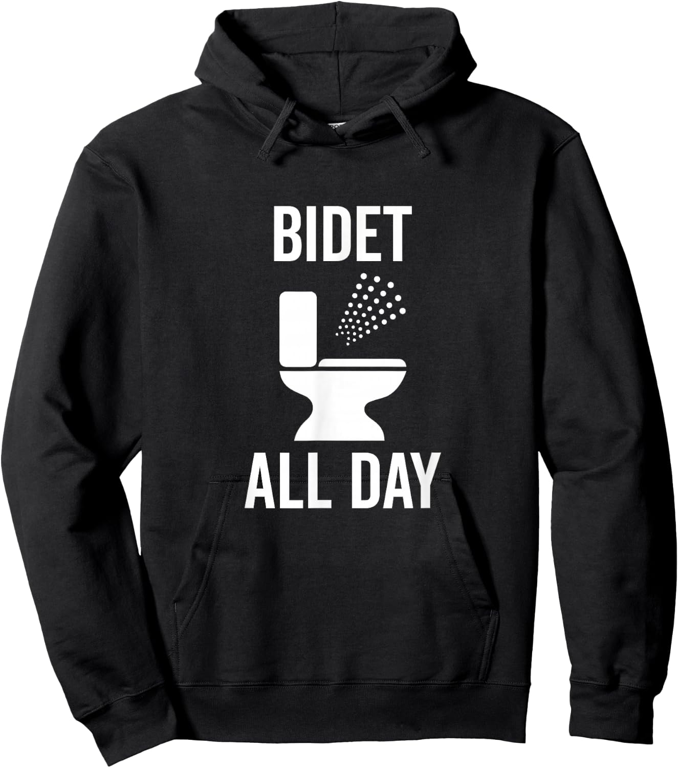 Bidet All Day - Bidet Awareness For Good Toilet Health Hoodie - Hoodie | Black