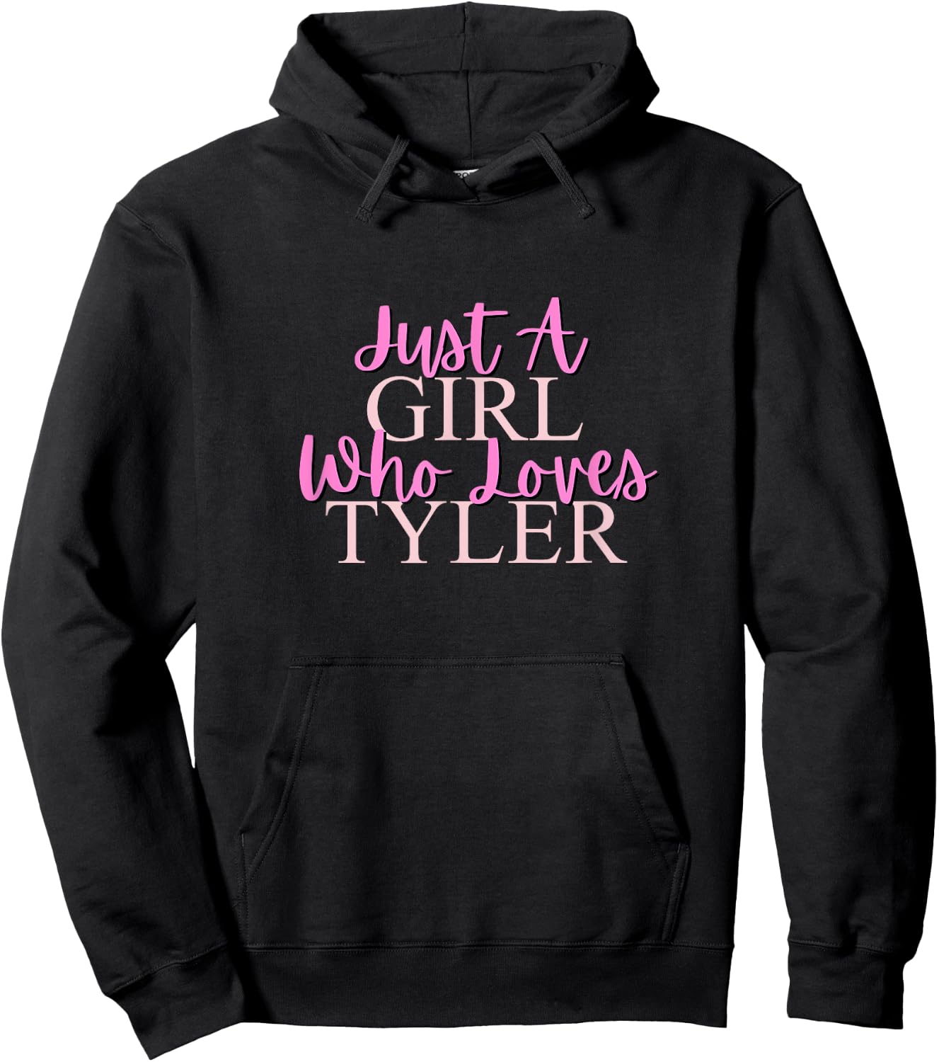 Just A Girl Who Loves Tyler Cute Hoodie - Hoodie | Black