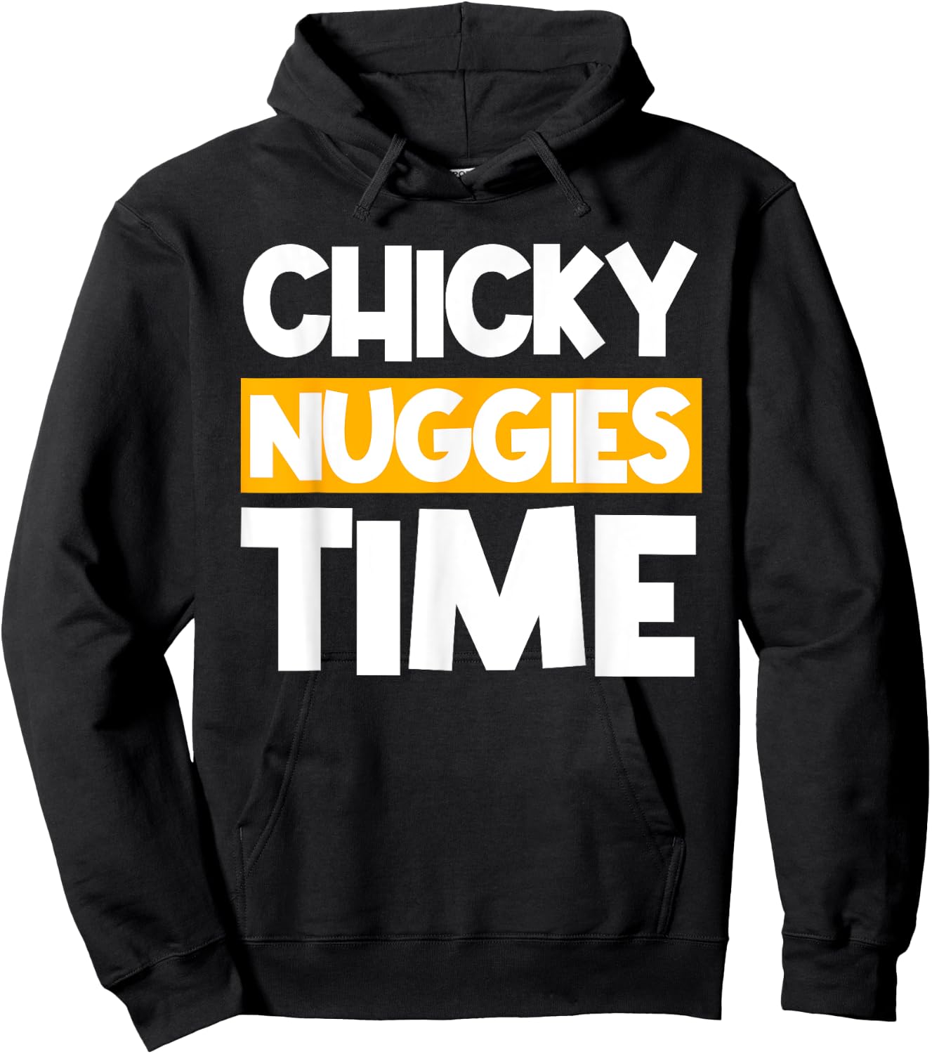 Chicky Nuggies Chicken Nuggets Lover Baked Fried Breaded Hoodie - Hoodie | Black