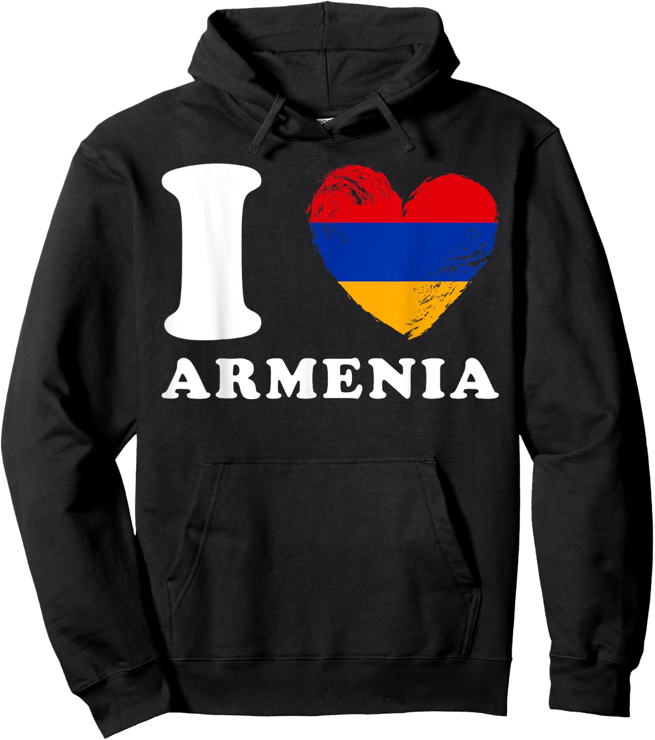 I Love Armenia - Heart Flag Armenia Hoodie - Hoodie | Black