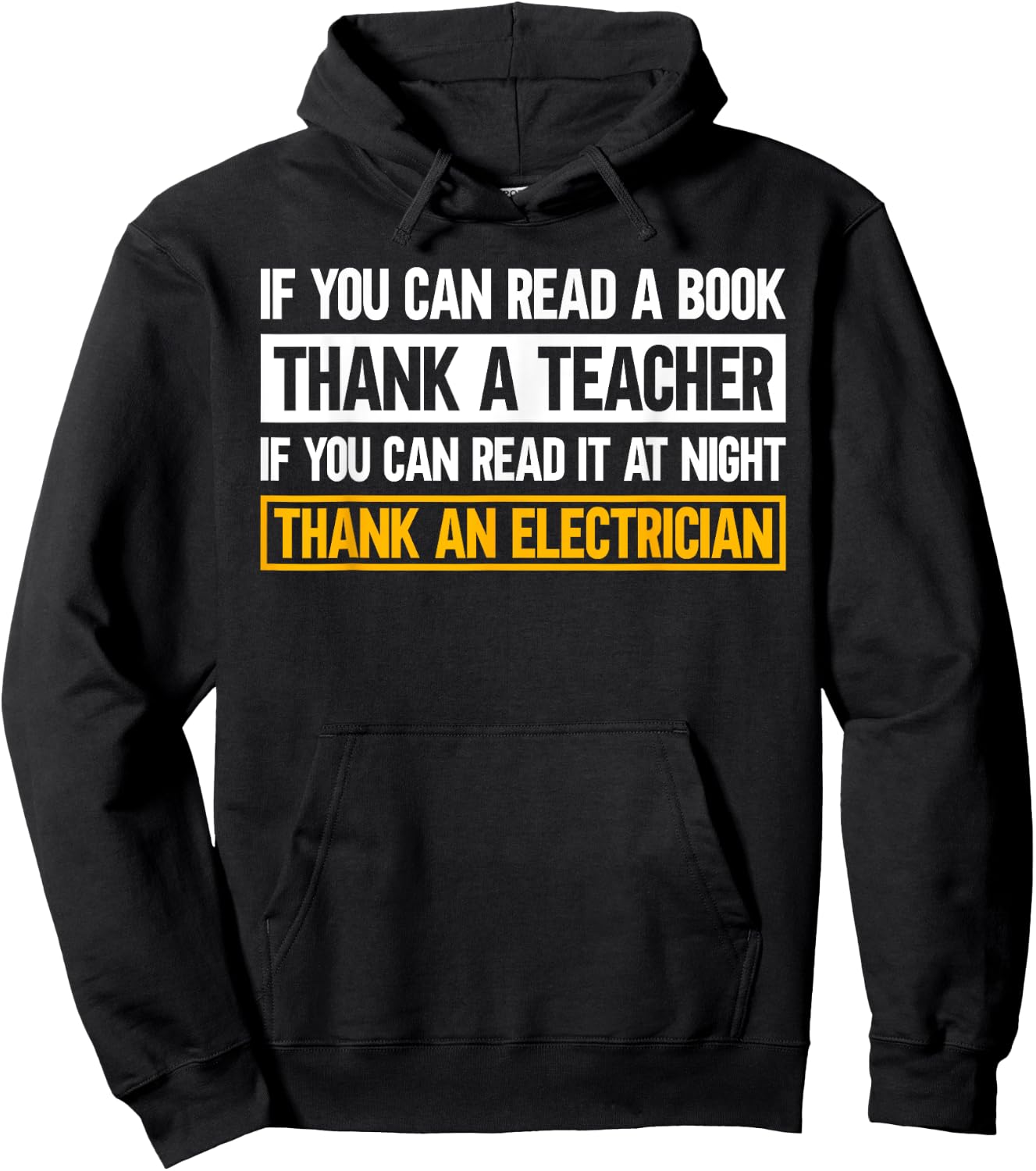 Electrician Funny Electrical Engineer Hoodie - Hoodie | Black