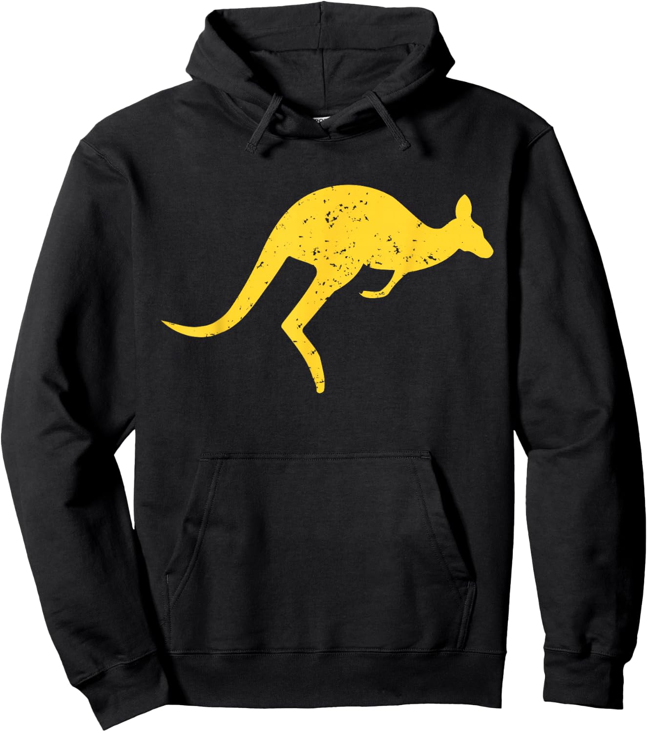 Vintage Kangaroo Australia Shirt Aussie Roo Kangaroo Hoodie - Hoodie | Black