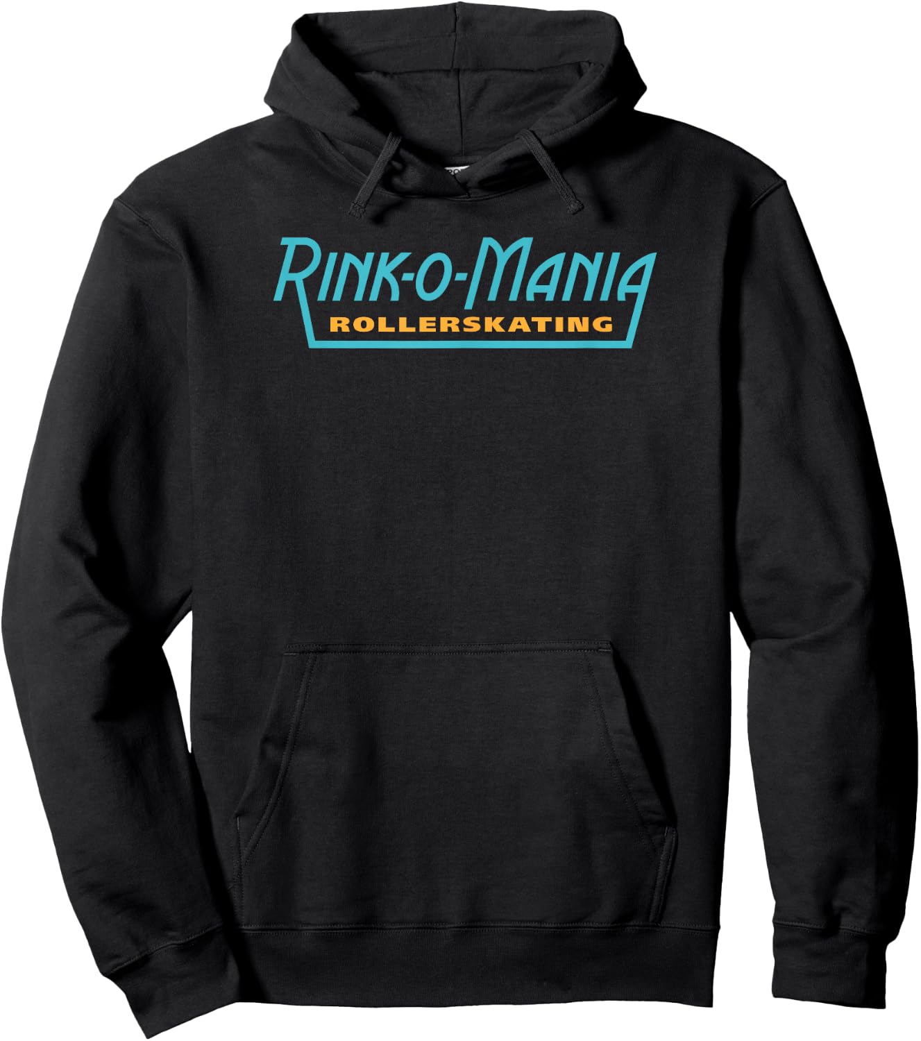 Stranger Things 4 Rink O Mania Roller Skating Hoodie - Hoodie | Black