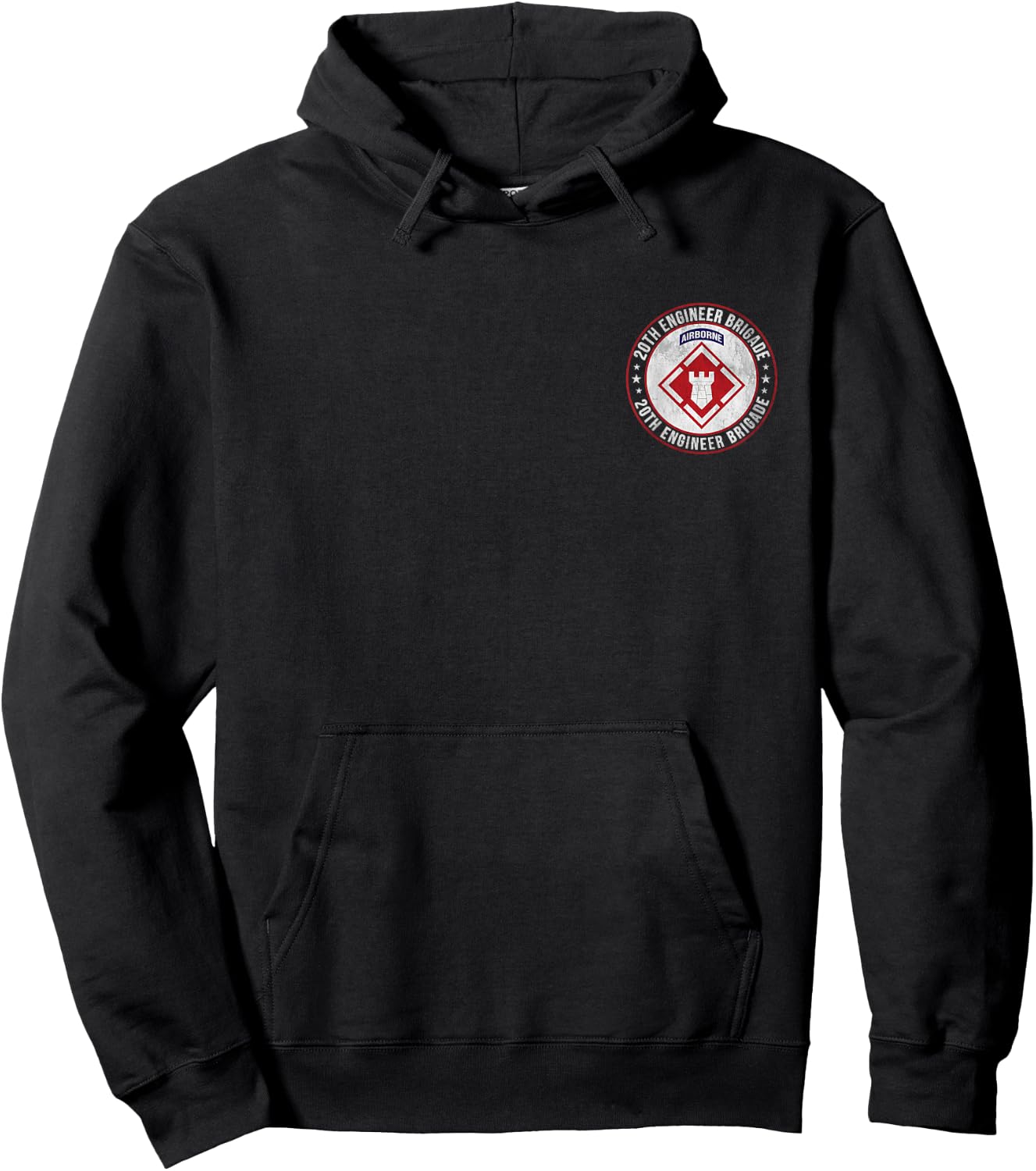 20th Engineer Brigade Military Veterans Day Father Day Hoodie - Hoodie | Black