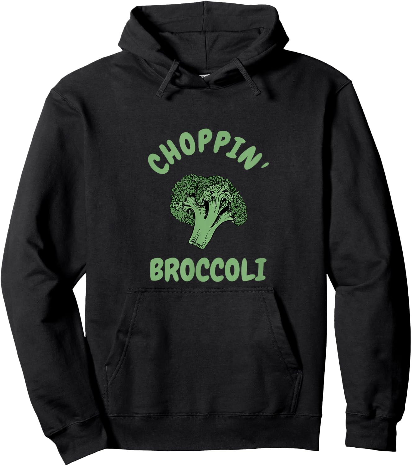 Choppin' Broccoli Hoodie - Hoodie | Black