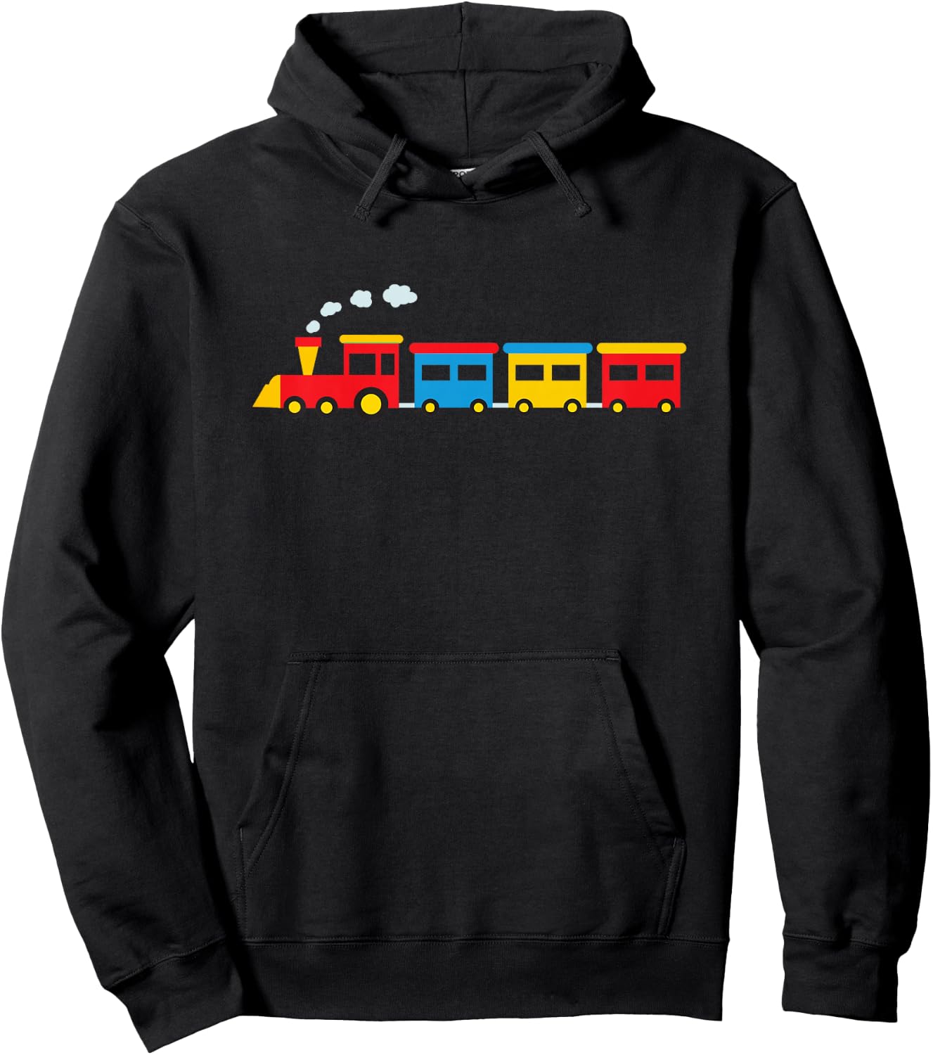 Kids Trains For Boys Steam Locomotive Train For Toddler Boys Hoodie - Hoodie | Black