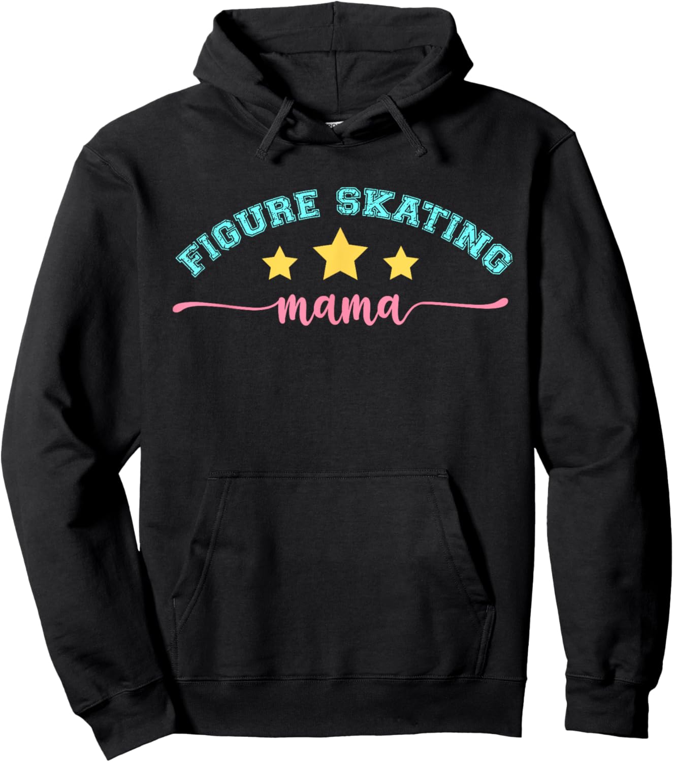 Figure Skating Mama Mothers Day Extreme Sports Hoodie - Hoodie | Black