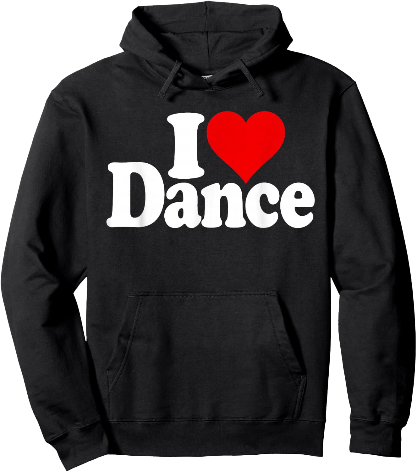I Love Heart Dance Dancing Hoodie - Hoodie | Black