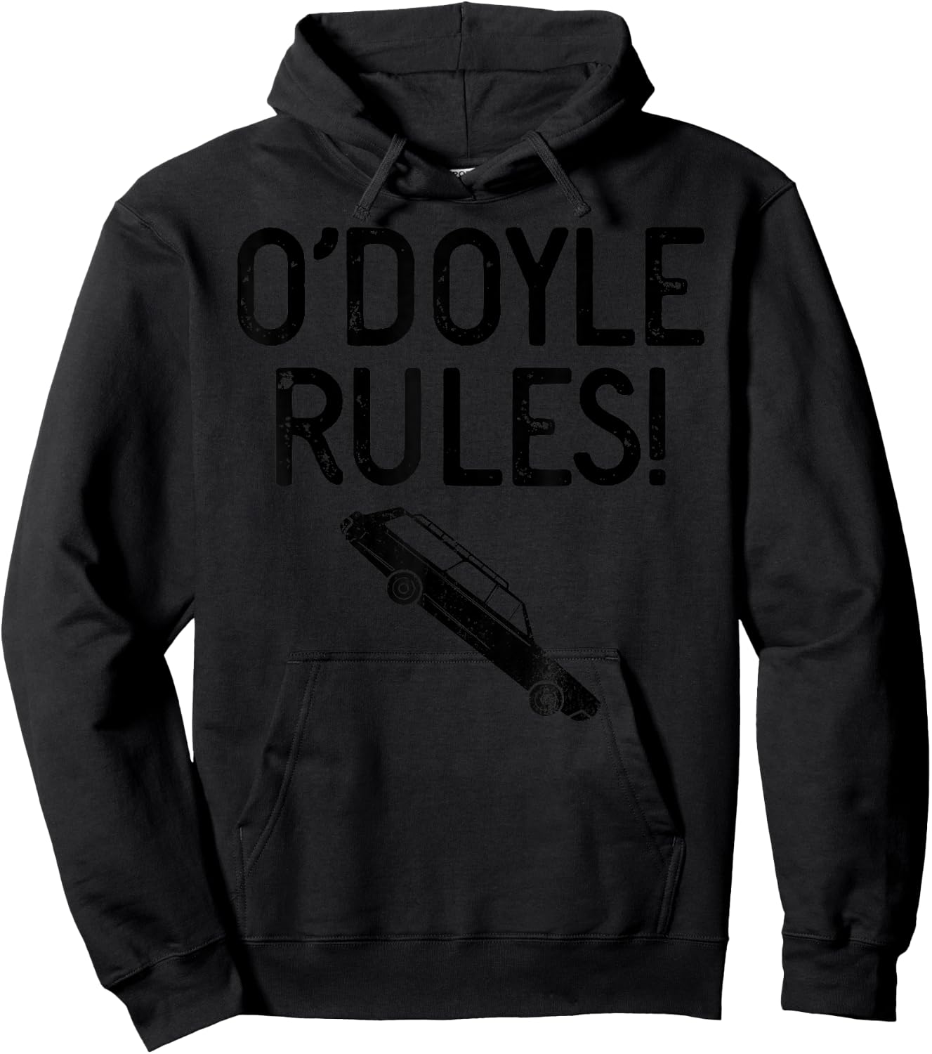 O'Doyle Rules Station Wagon Nostalgic Classic Humor Hoodie - Hoodie | Black