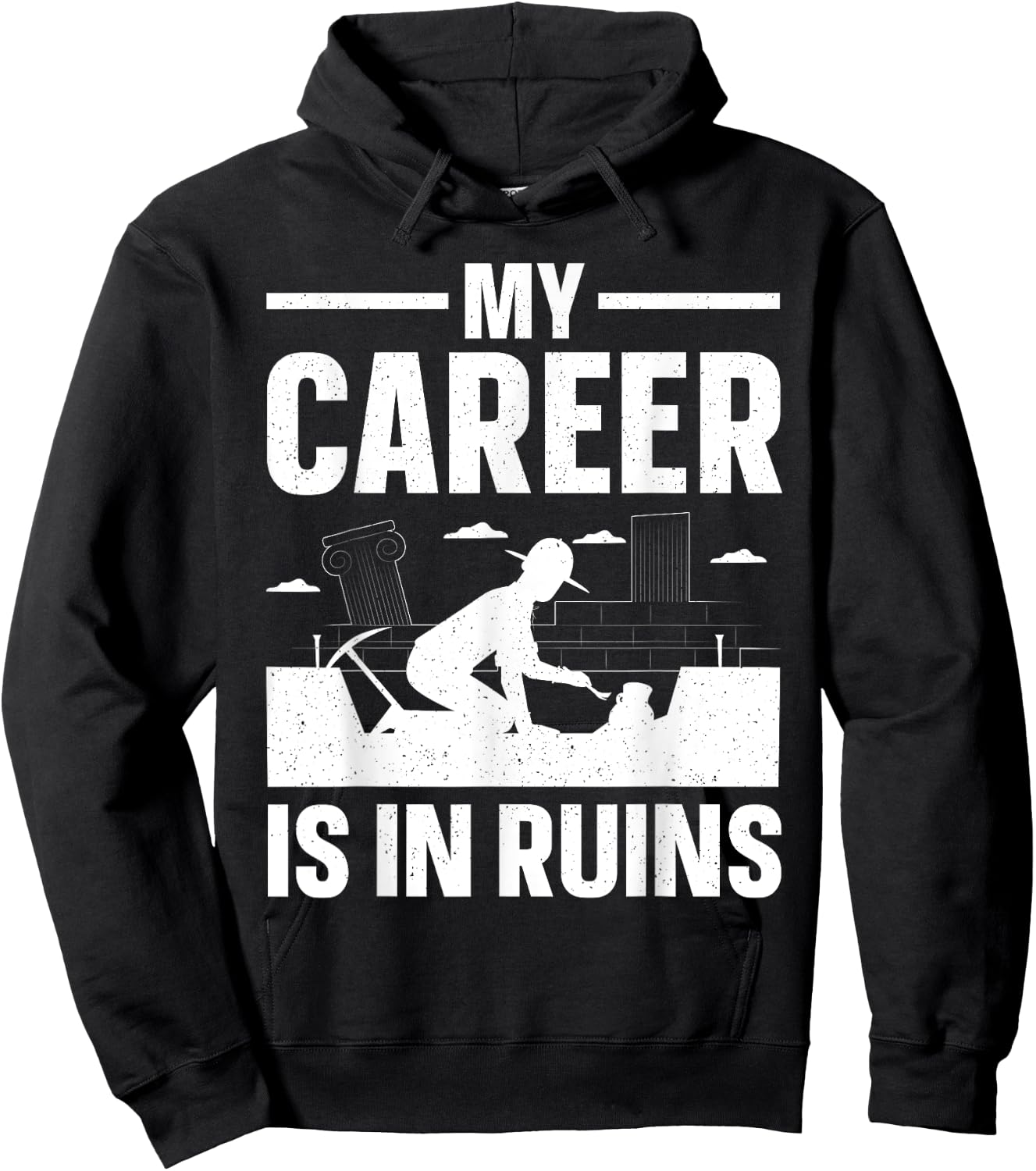 Funny Archaeology Art Women Archaeologist Archeology Hoodie - Hoodie | Black
