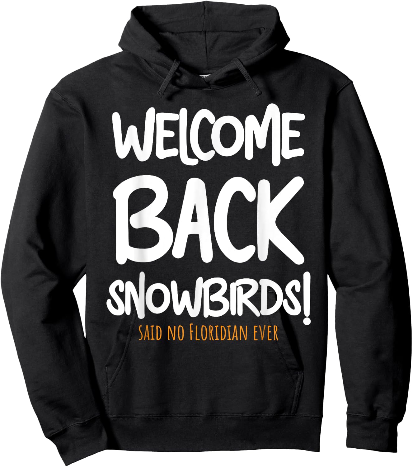 Welcome Back Snowbirds Gift - Sarcastic Said No One Ever Hoodie - Hoodie | Black